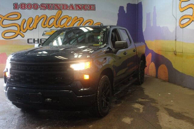 Used 2023 Chevrolet Silverado 1500 Custom with VIN 1GCPDBEK1PZ198554 for sale in Grand Ledge, MI