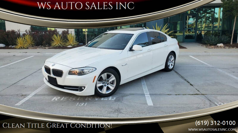 2011 BMW 5 Series for sale at WS AUTO SALES INC in El Cajon CA