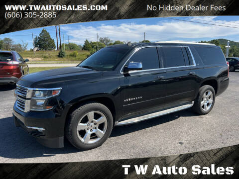 2015 Chevrolet Suburban for sale at T W Auto Sales in Science Hill KY