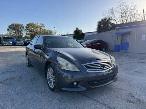 2012 Infiniti G25 Sedan for sale at GOODFELLAS AUTO LLC in Largo FL