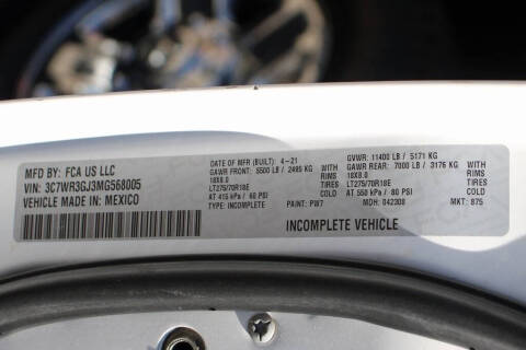 2021 RAM 3500 Tradesman