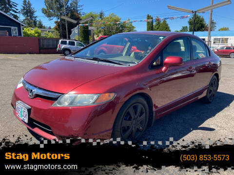 2008 Honda Civic for sale at Stag Motors in Portland OR