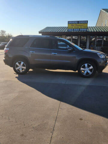 2012 GMC Acadia for sale at Drivers Choice in Bonham TX
