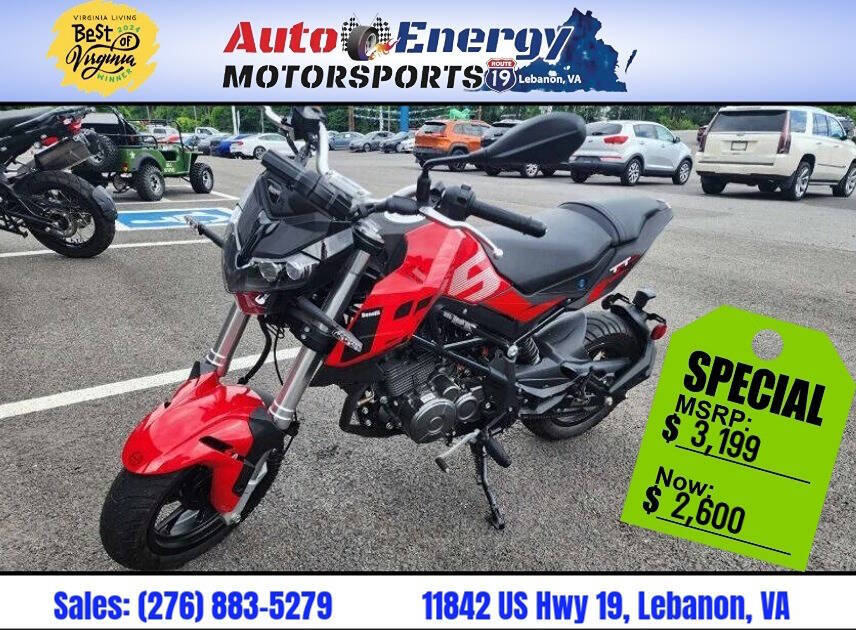 2022 Benelli TNT 135 for sale at Auto Energy in Lebanon, VA