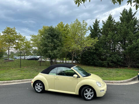 2004 Volkswagen New Beetle Convertible for sale at Virginia Fine Cars in Chantilly VA