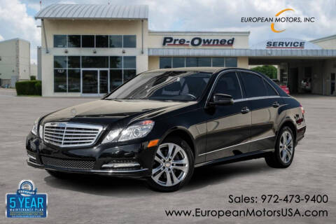 2011 Mercedes-Benz E-Class for sale at European Motors Inc in Plano TX