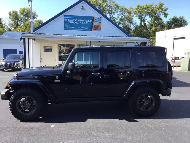 2017 Jeep Wrangler Unlimited for sale at Smiley Vehicle Group in Lebanon, OH