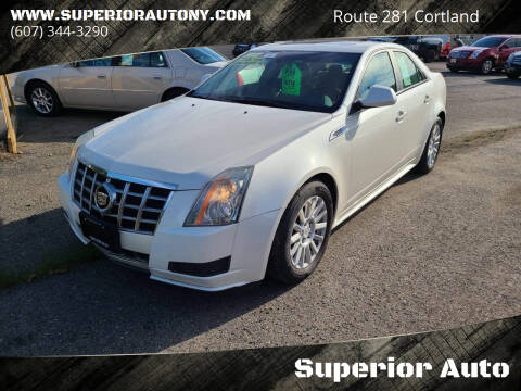 2012 Cadillac CTS for sale at Superior Auto in Cortland NY