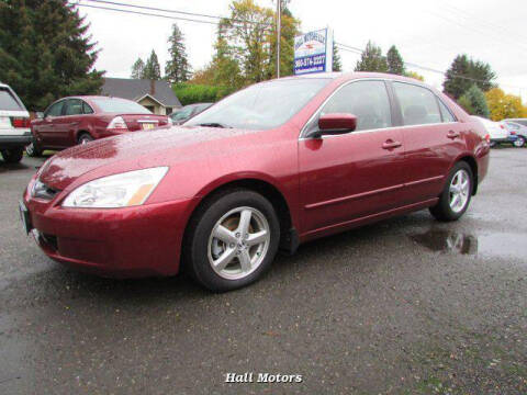 2003 Honda Accord for sale at Hall Motors LLC in Vancouver WA