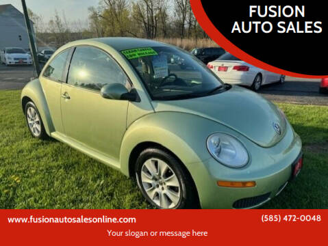 2008 Volkswagen New Beetle for sale at FUSION AUTO SALES in Spencerport NY