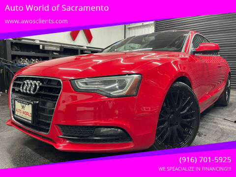 2014 Audi A5 for sale at Auto World of Sacramento in Sacramento CA