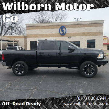 2016 RAM 2500 for sale at Wilborn Motor Co in Fort Worth TX