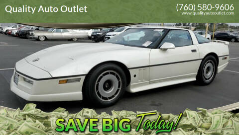1984 Chevrolet Corvette for sale at Quality Auto Outlet in Vista CA