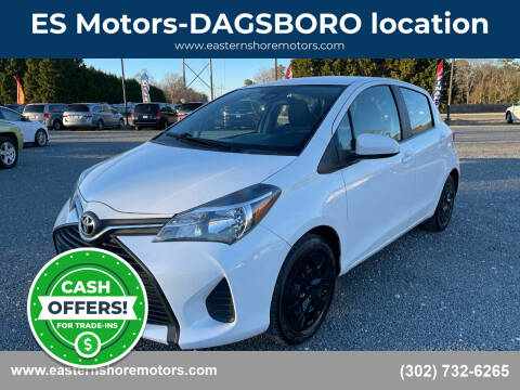 2017 Toyota Yaris for sale at ES Motors-DAGSBORO location in Dagsboro DE