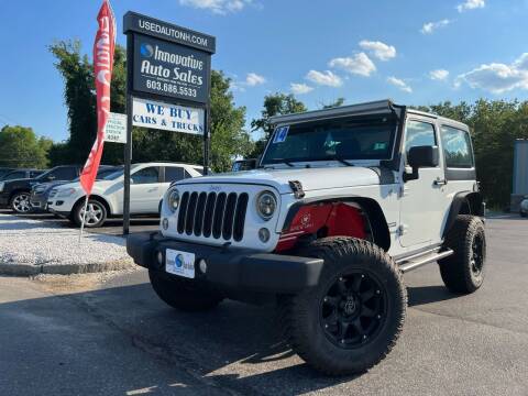 2014 Jeep Wrangler for sale at Innovative Auto Sales in Hooksett NH