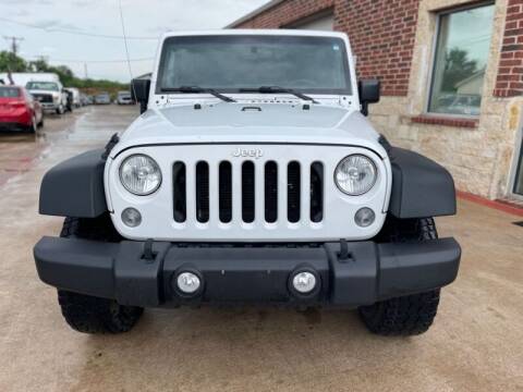 2015 Jeep Wrangler Unlimited for sale at Tex-Mex Auto Sales LLC in Lewisville TX