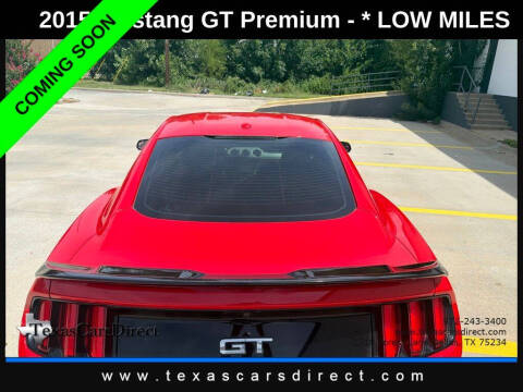 2015 Ford Mustang GT Premium