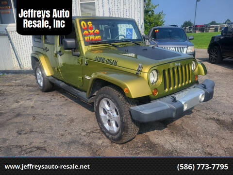 2008 Jeep Wrangler Unlimited for sale at Jeffreys Auto Resale, Inc in Clinton Township MI