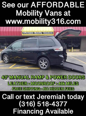 2017 Toyota Sienna for sale at Affordable Mobility Solutions, LLC - Mobility/Wheelchair Accessible Inventory-Wichita in Wichita KS