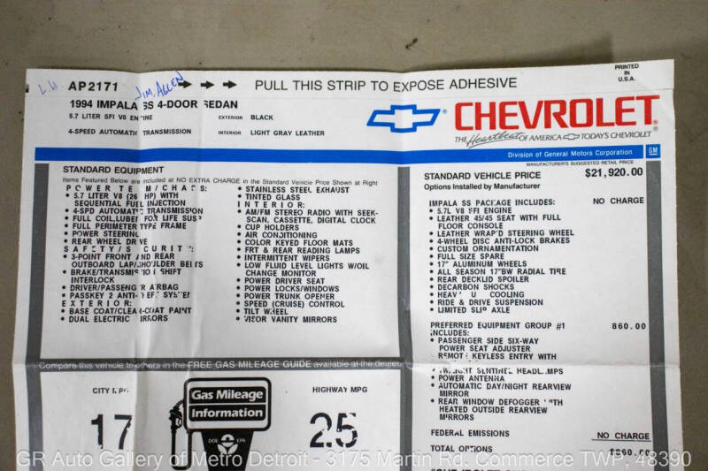 1994 Chevrolet Impala SS