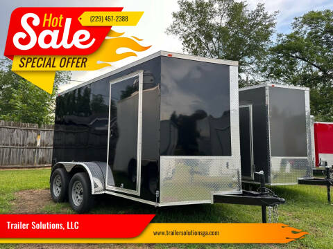 2025 7x12 Tandem Axle 7x12 TA Enclosed Cargo Trailer for sale at Trailer Solutions, LLC in Fitzgerald GA