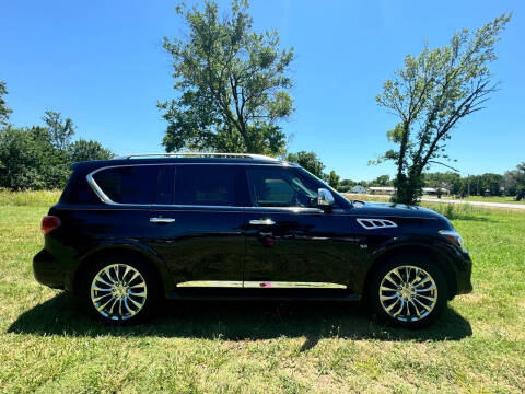 2017 Infiniti QX80 for sale at Supreme Auto Sales II, LLC in Nowata OK