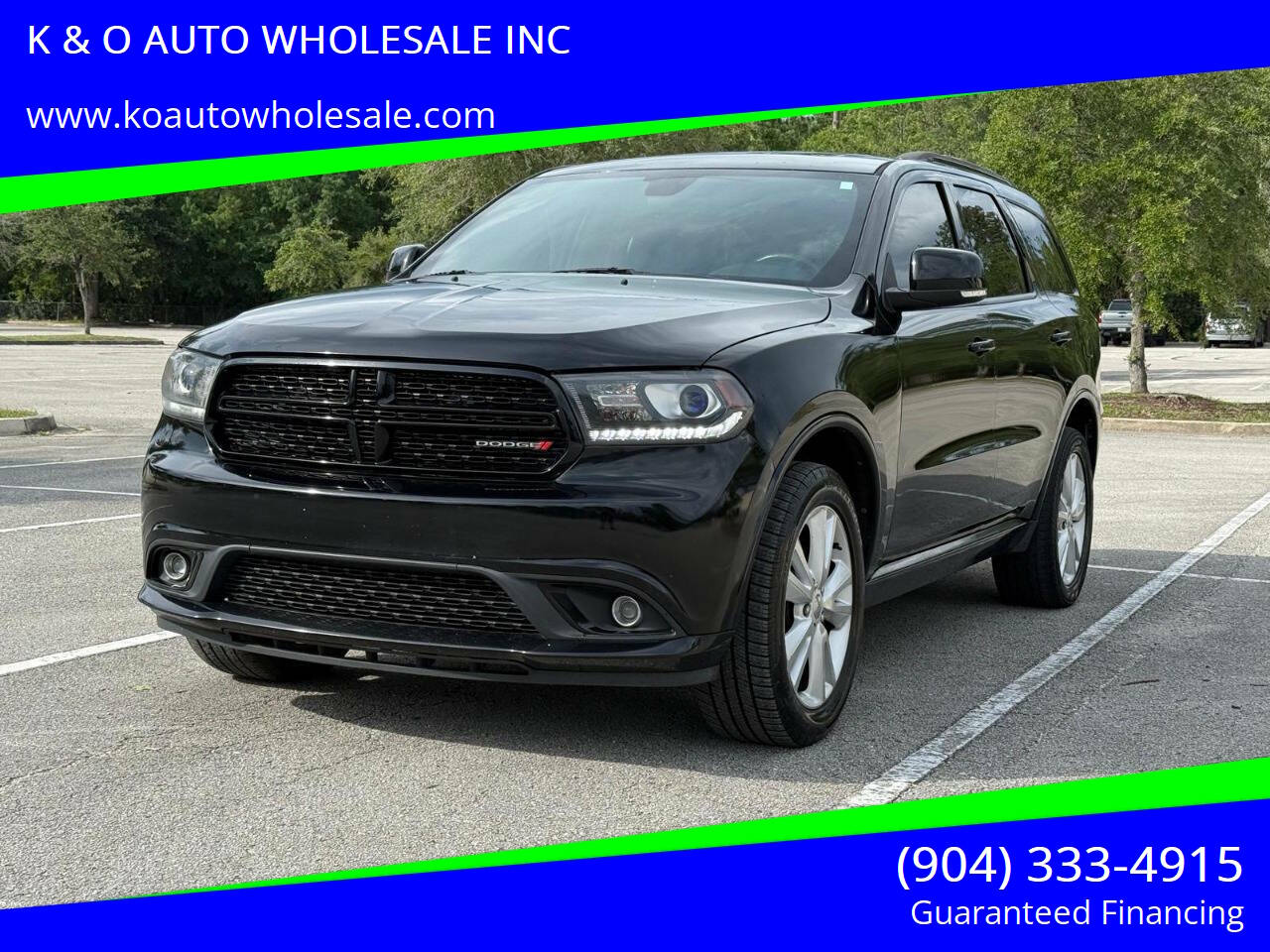 Black 2018 Dodge Durango GT AWD GT 4dr SUV 1