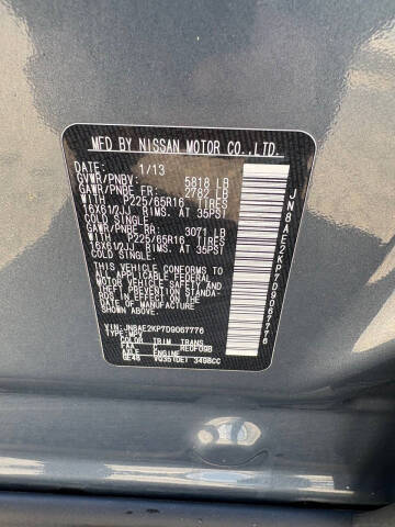 2013 Nissan Quest 3.5 S