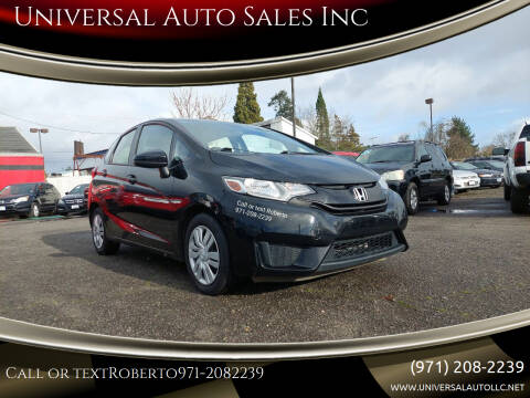 2016 Honda Fit for sale at Universal Auto Sales Inc in Salem OR