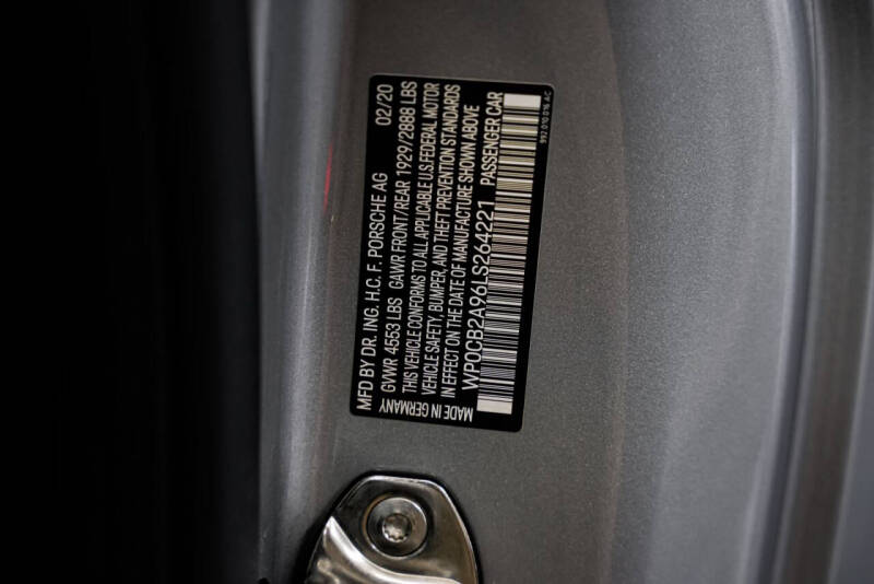 2020 Porsche 911 Carrera 4S
