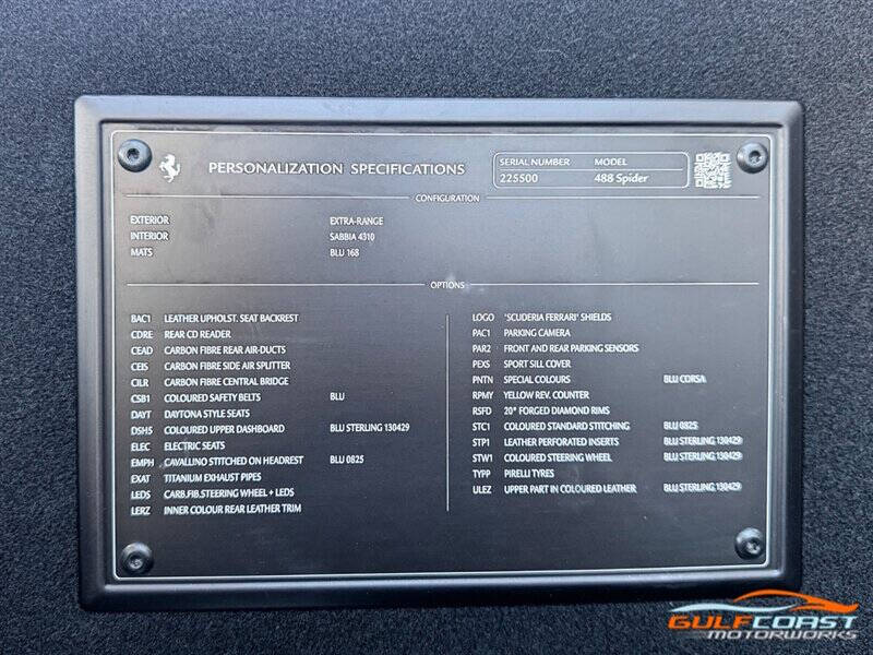 2017 Ferrari 488 Spider