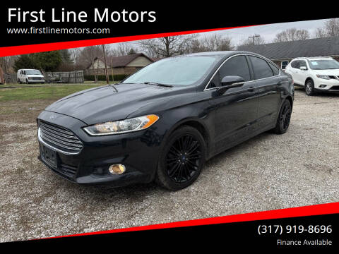 2013 Ford Fusion for sale at First Line Motors in Jamestown IN