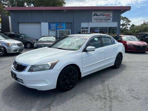 2008 Honda Accord for sale at AutoPro Virginia LLC in Virginia Beach VA