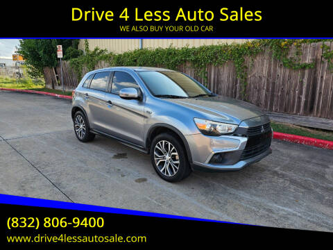 2016 Mitsubishi Outlander Sport for sale at Drive 4 Less Auto Sales in Houston TX