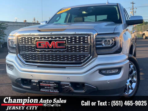 2018 GMC Sierra 1500 for sale at CHAMPION AUTO SALES OF JERSEY CITY in Jersey City NJ