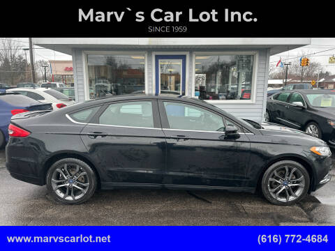 2018 Ford Fusion for sale at Marv`s Car Lot Inc. in Zeeland MI