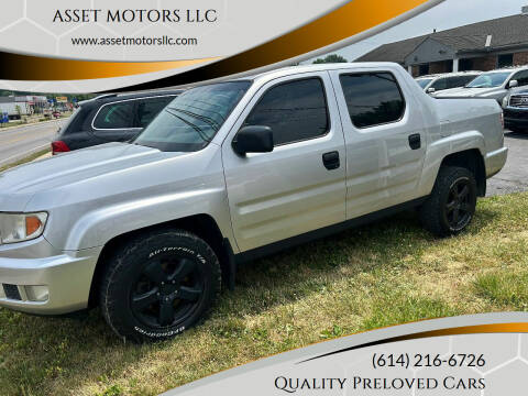 2011 Honda Ridgeline for sale at ASSET MOTORS LLC in Westerville OH