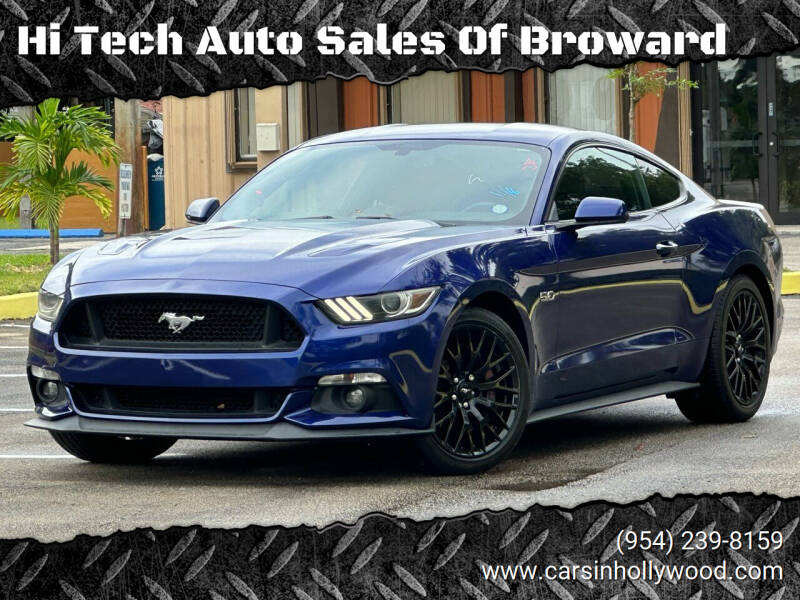 2015 Ford Mustang for sale at Hi Tech Auto Sales Of Broward in Hollywood FL