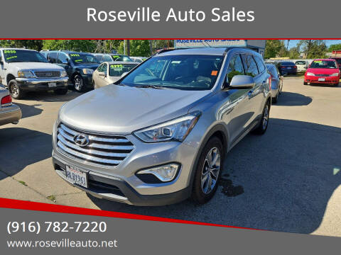 2014 Hyundai Santa Fe for sale at Roseville Auto Sales in Roseville CA