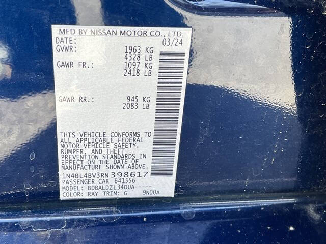 2024 Nissan Altima 2.5 S