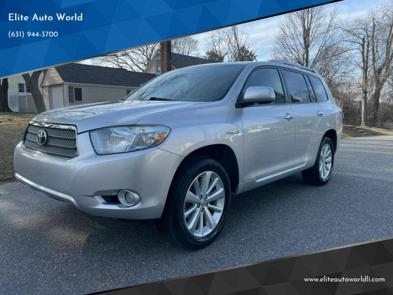 2008 Toyota Highlander Hybrid for sale at Elite Auto World Long Island in East Meadow NY