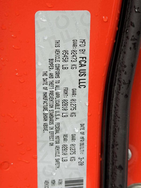 2020 Dodge Charger Scat Pack