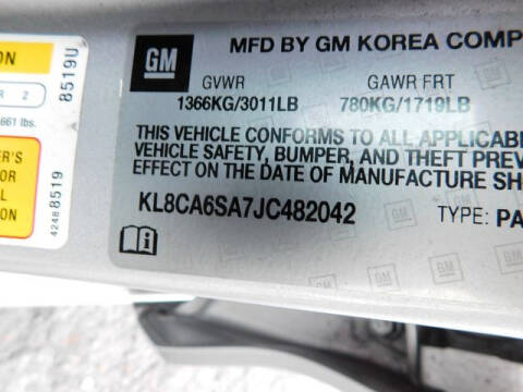 2018 Chevrolet Spark LS Manual