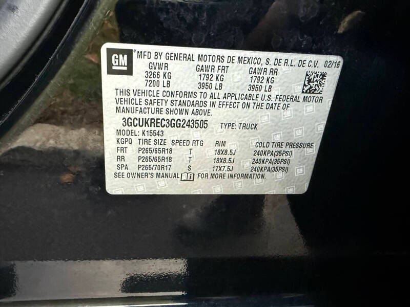 2016 Chevrolet Silverado 1500 LT