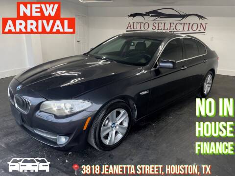 2013 BMW 5 Series for sale at Auto Selection Inc. in Houston TX