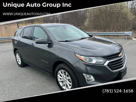 2019 Chevrolet Equinox for sale at Unique Auto Group Inc in Whitman MA