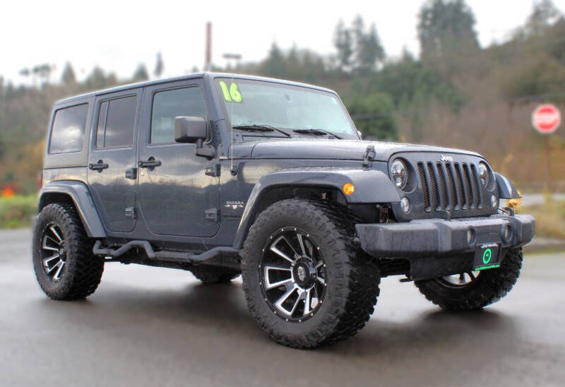 2016 Jeep Wrangler Unlimited for sale at GQ Motorsports in Auburn WA