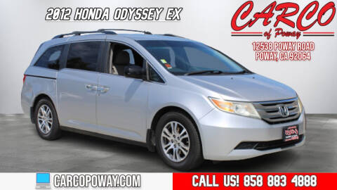 2012 Honda Odyssey for sale at CARCO OF POWAY in Poway CA