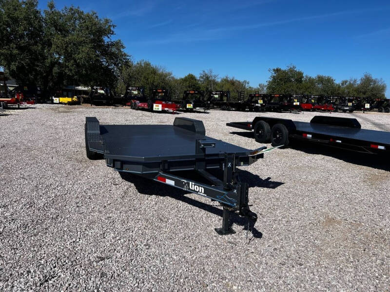 2024 LION  - Steel Deck Car Hauler Trail for sale at LJD Sales in Lampasas TX