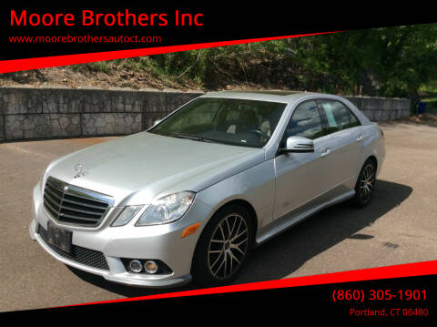 2010 Mercedes-Benz E-Class for sale at Moore Brothers Inc in Portland CT